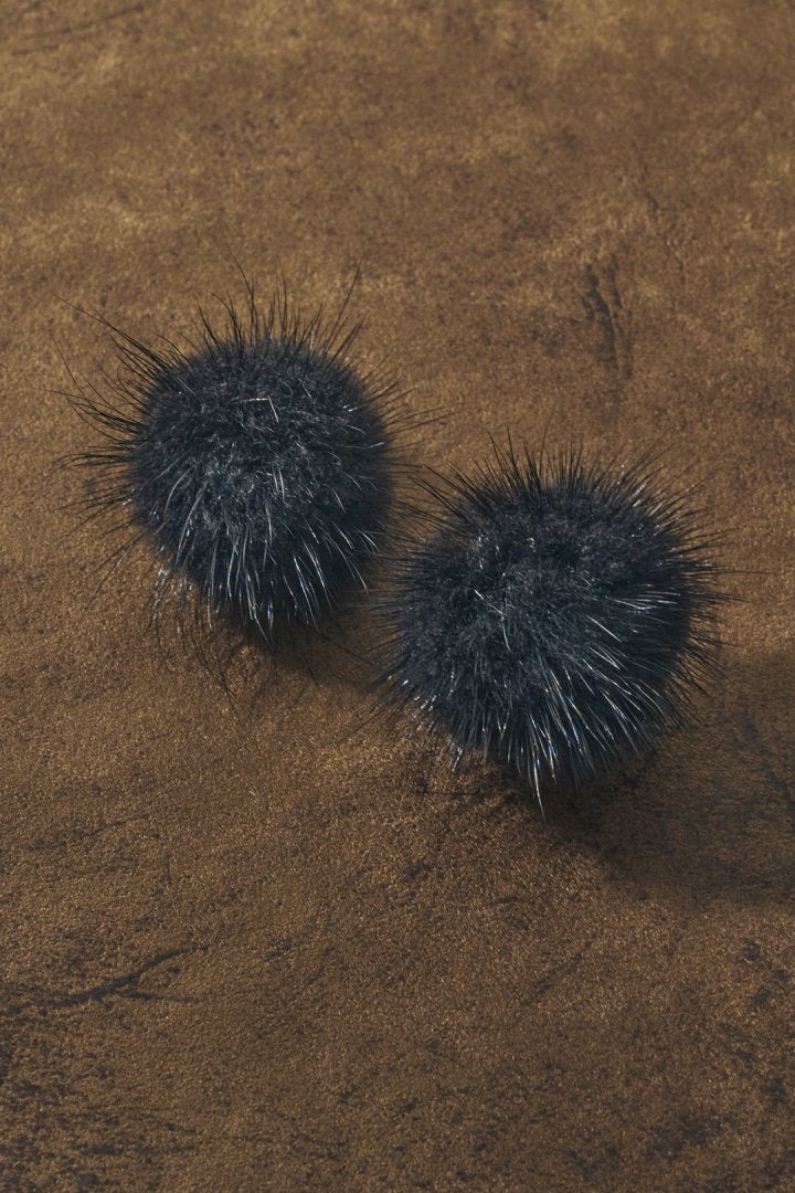 パフィー ミンク ファー イヤリング