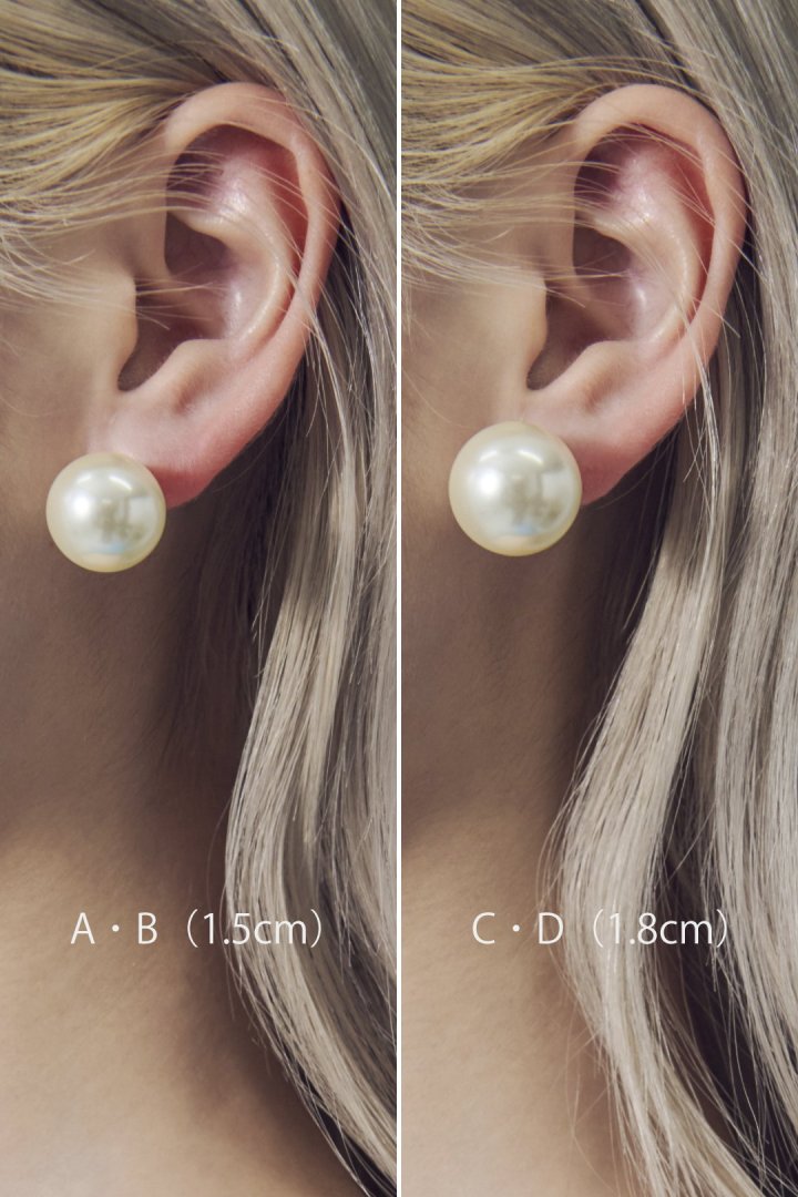 ビッグ パール イヤリング