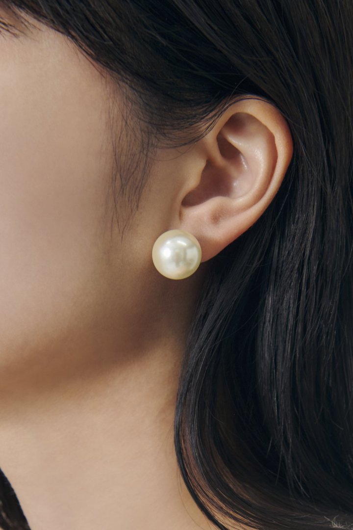 ビッグ パール イヤリング
