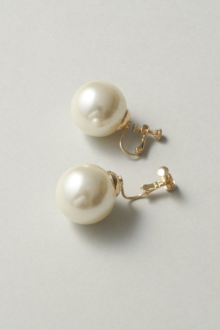 ビッグ パール イヤリング