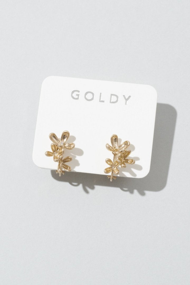 ブルーミング ミニ フラワー イヤリング