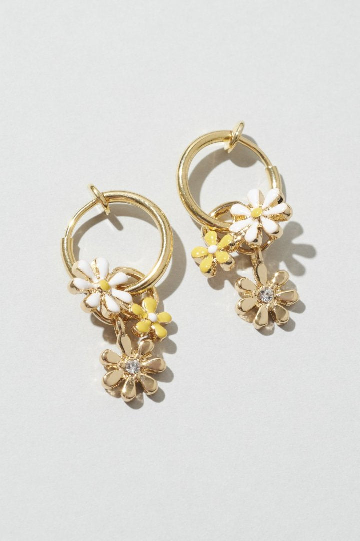 カラー ブルーム イヤリング