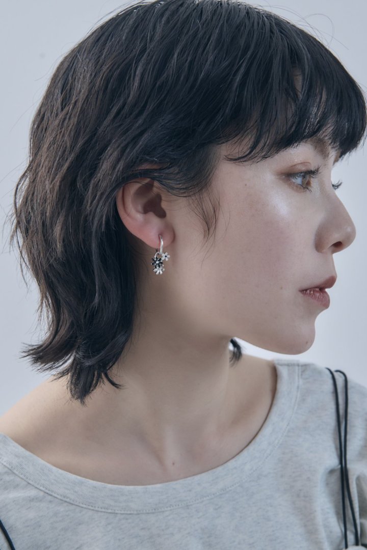 カラー ブルーム イヤリング