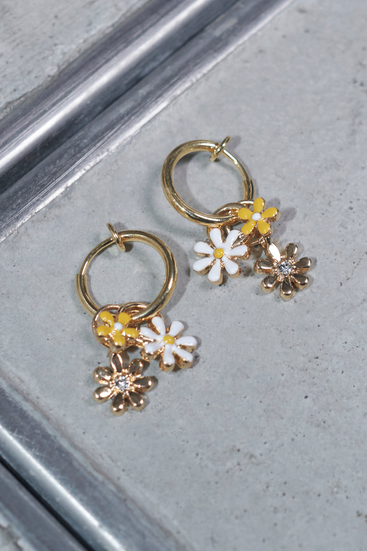 カラー ブルーム イヤリング