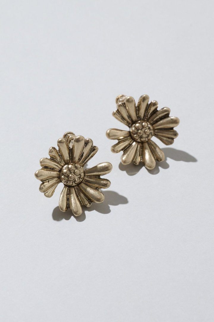 ヴィンテージ マーガレット イヤリング