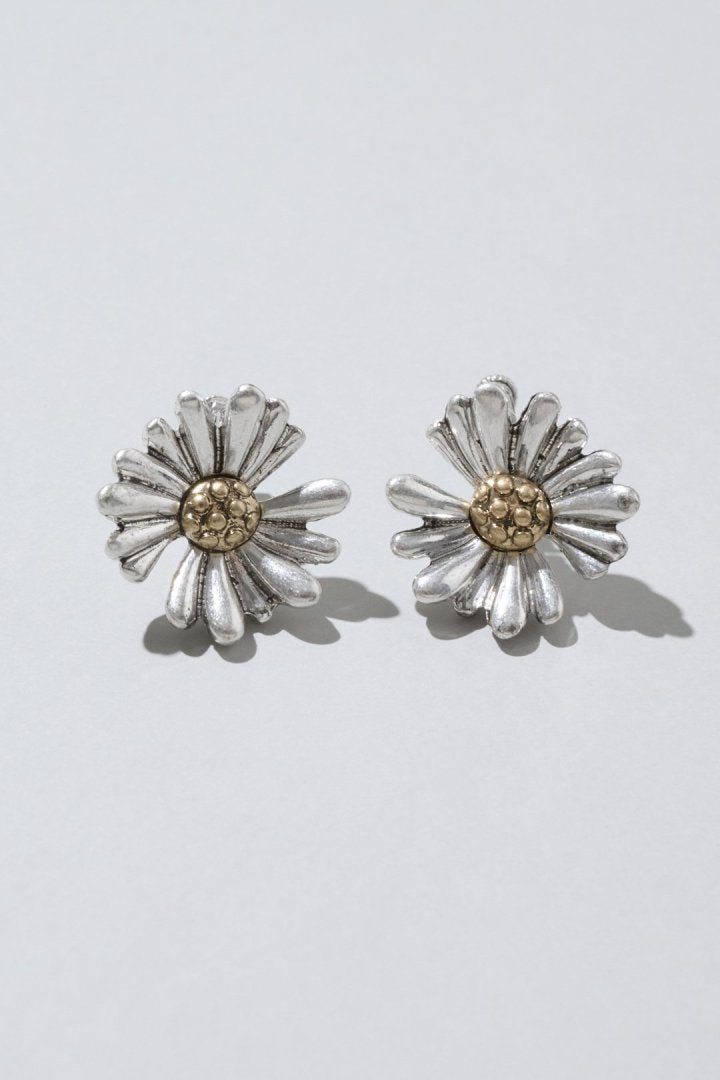 ヴィンテージ マーガレット イヤリング