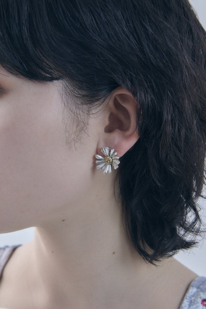 ヴィンテージ マーガレット イヤリング