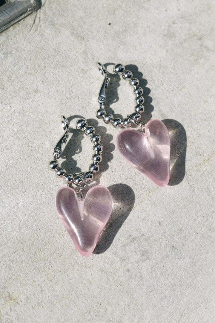 ガミー ハート イヤリング