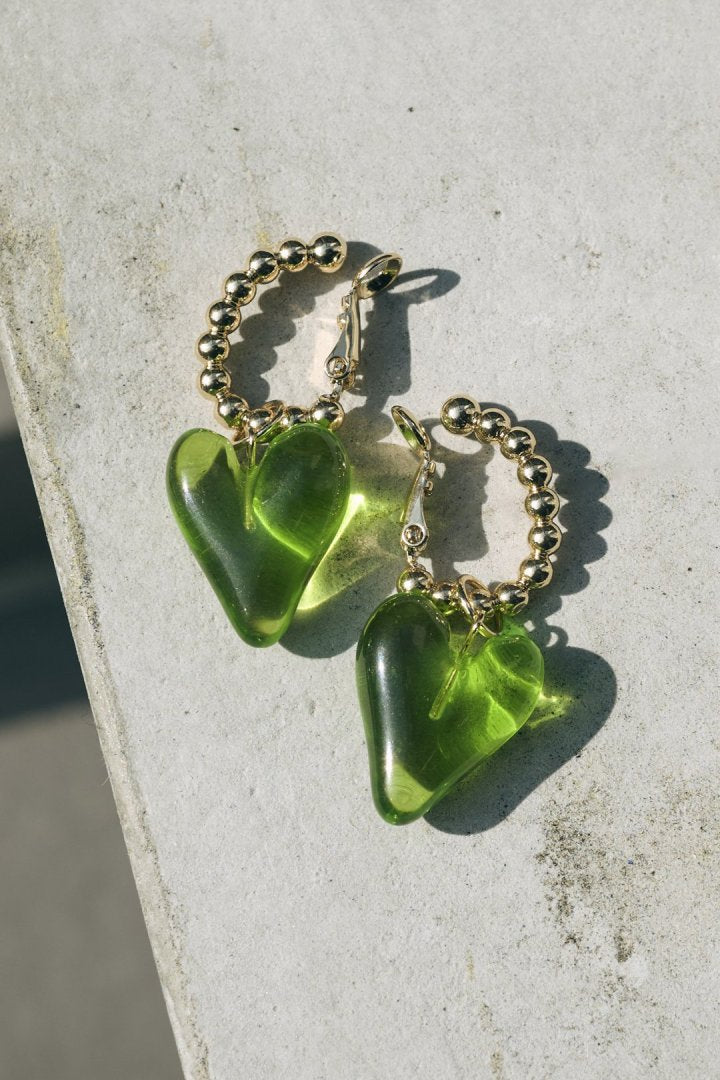 ガミー ハート イヤリング