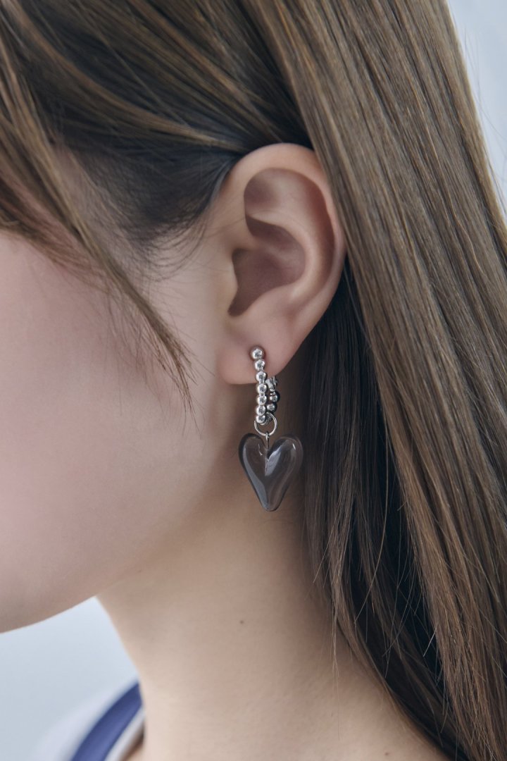 ガミー ハート イヤリング