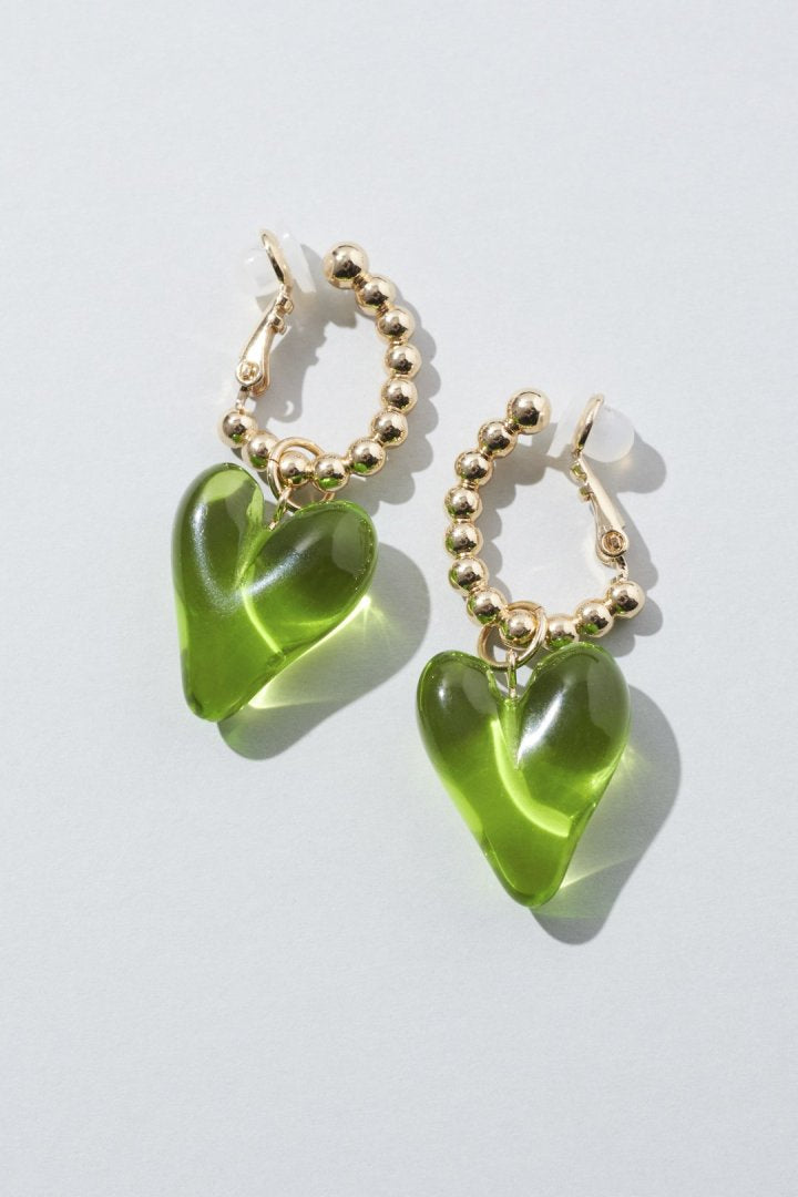 ガミー ハート イヤリング