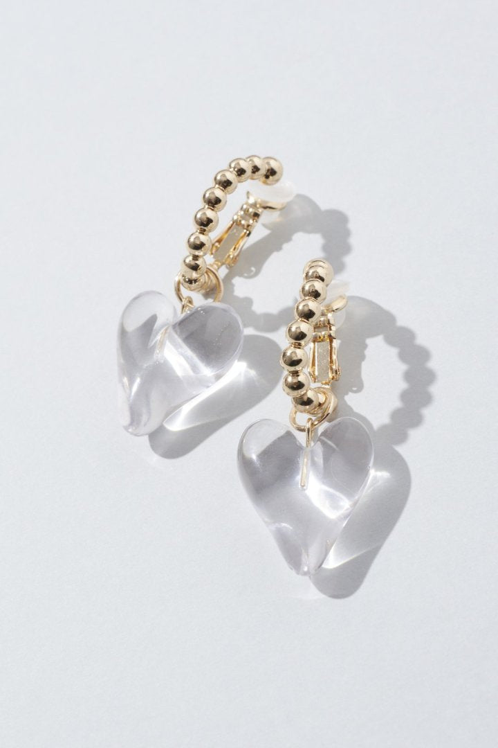 ガミー ハート イヤリング