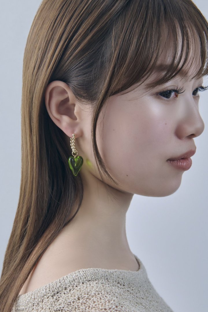 ガミー ハート イヤリング