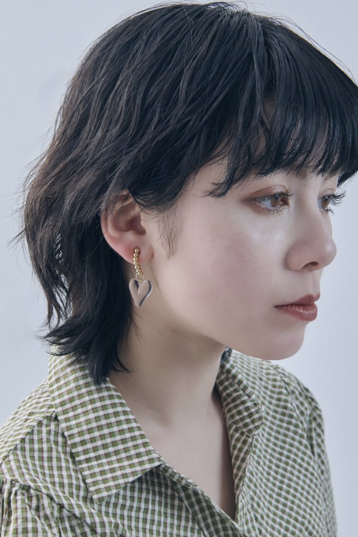 ガミー ハート イヤリング