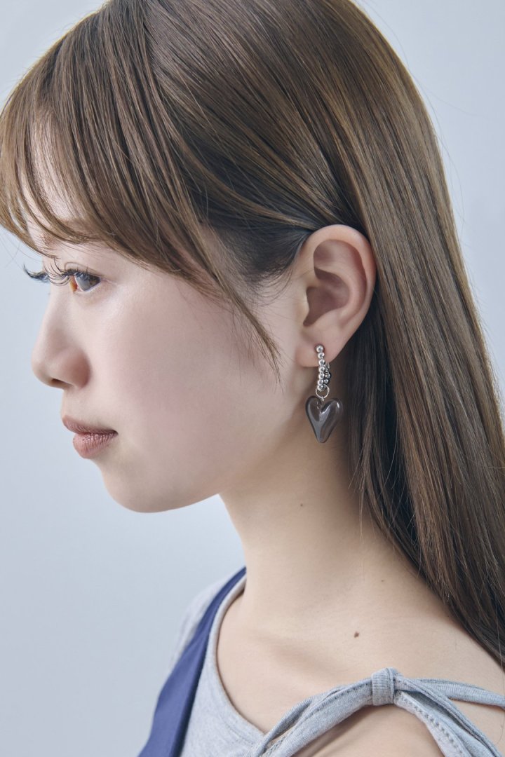 ガミー ハート イヤリング