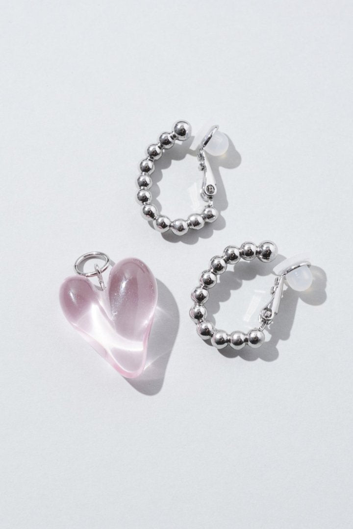 ガミー ハート イヤリング