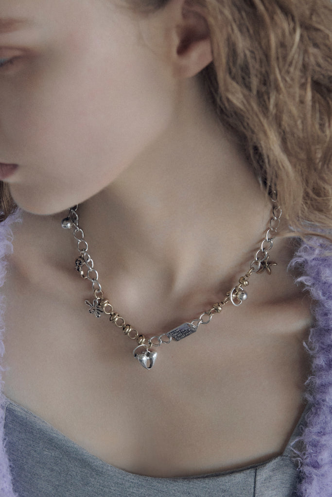 ミックス チャーム IDプレート ネックレス – GOLDY Onlinestore