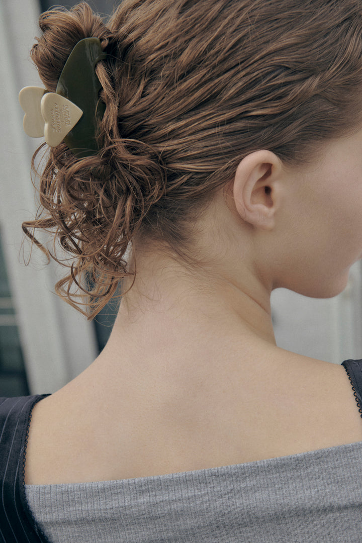 ルーカス ハート ID プレート バンス クリップ