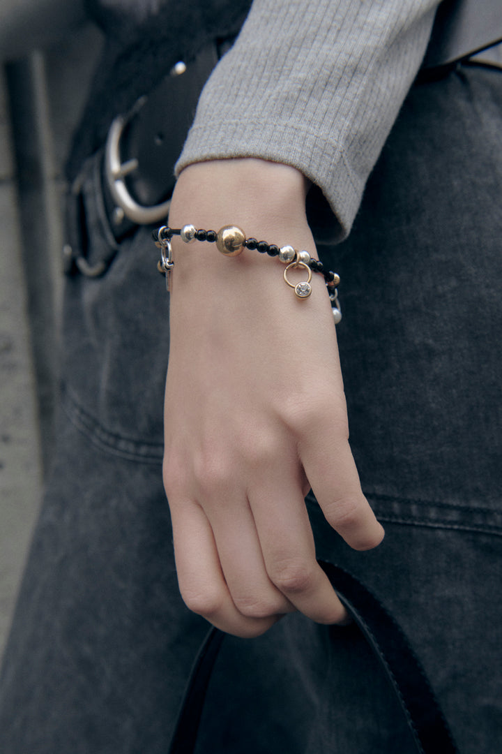 マルチ ビーズ バングル