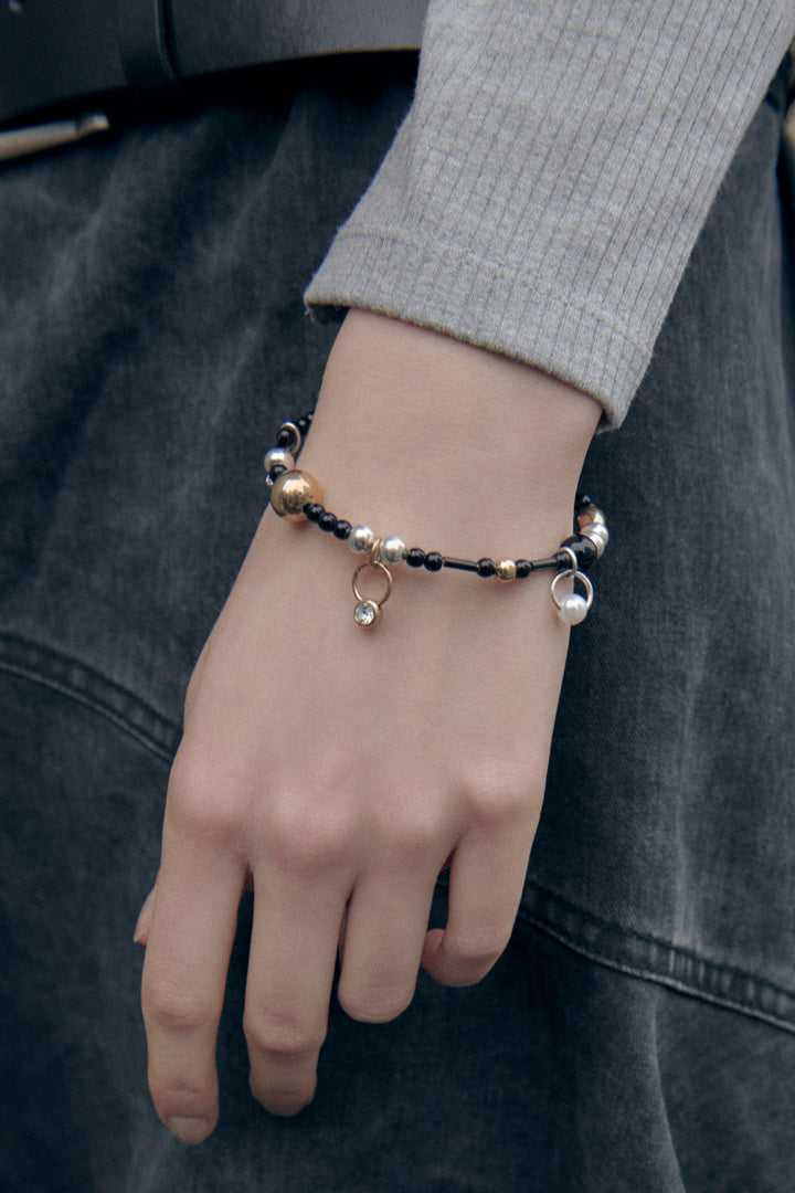 マルチ ビーズ バングル