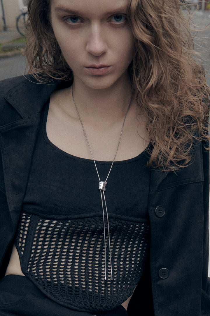 ループ タイイング メタル ネックレス