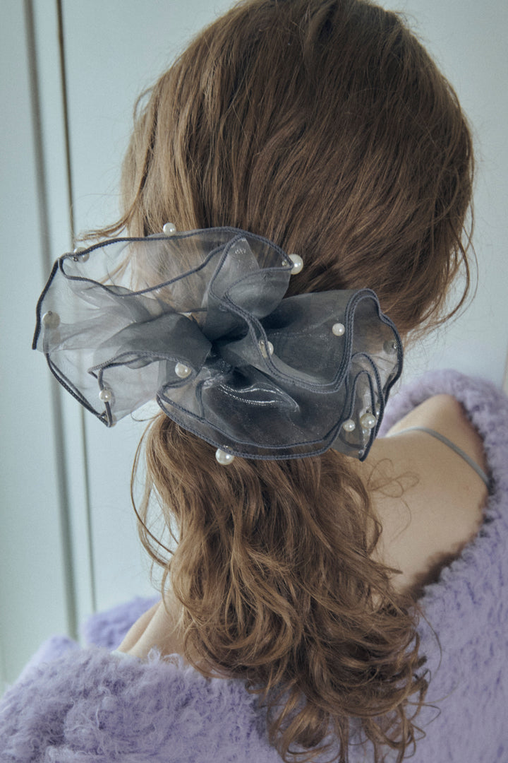 スフィアー シアー フリル バレッタ 2