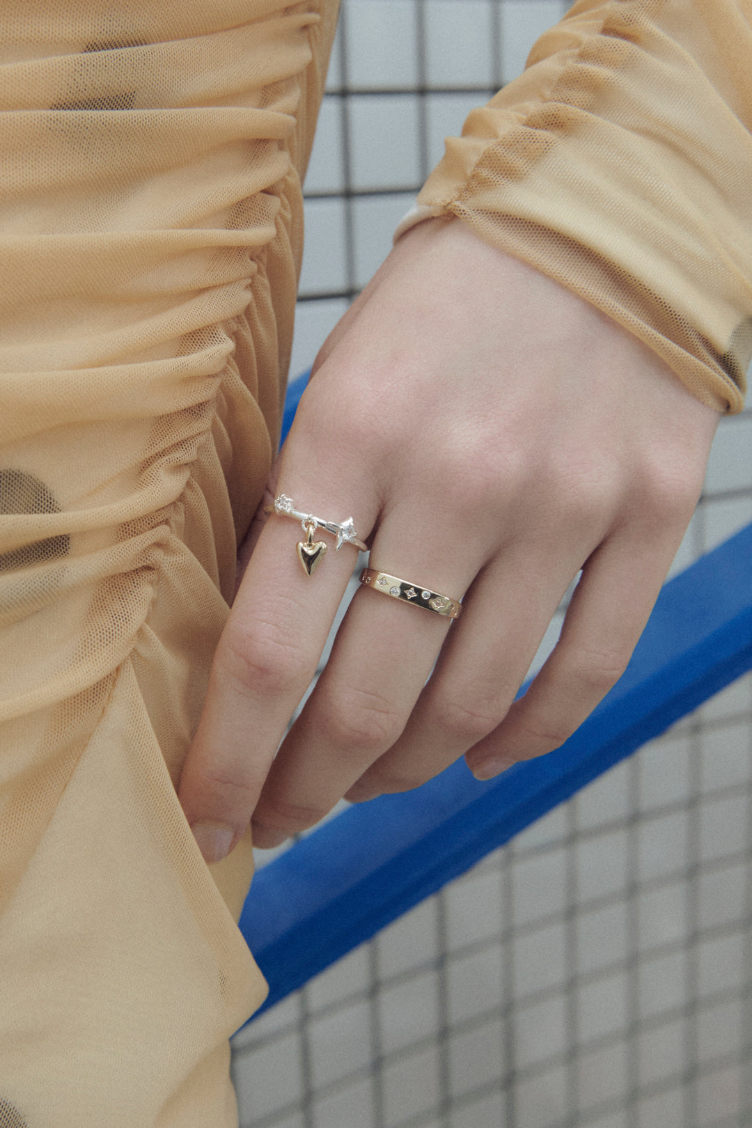 アソートメント スパークル チャーム セット リング