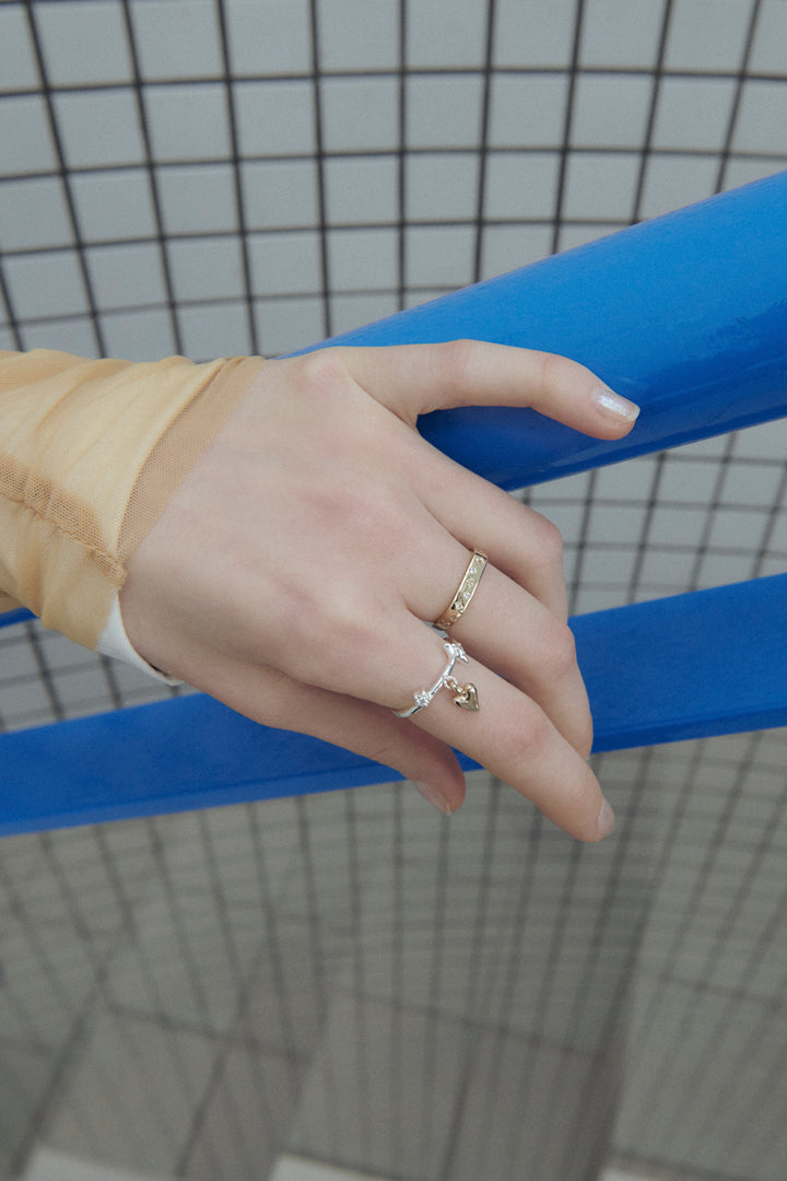 アソートメント スパークル チャーム セット リング