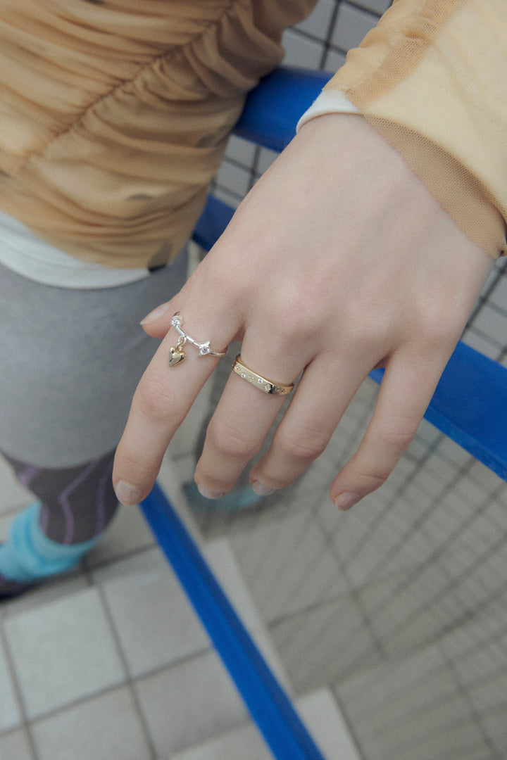 アソートメント スパークル チャーム セット リング