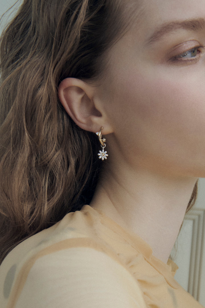 リトル ブルーム ピアス