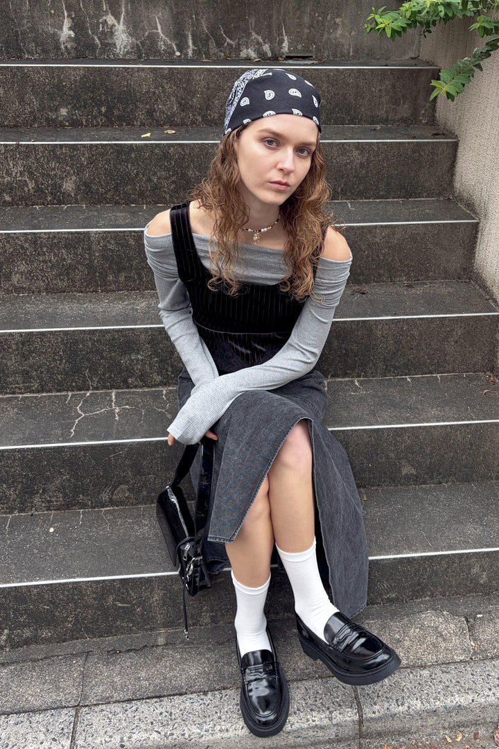 マルチ ビーズ ネックカフ