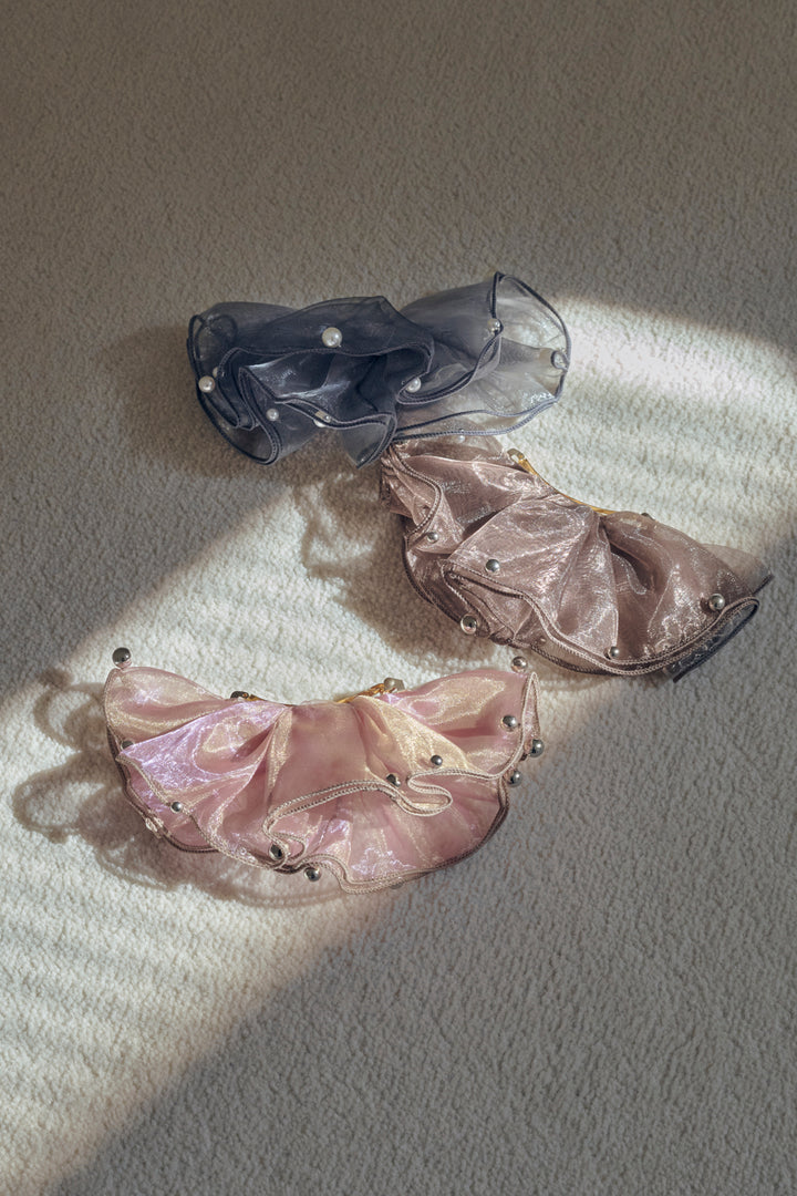 スフィアー シアー フリル バレッタ 2