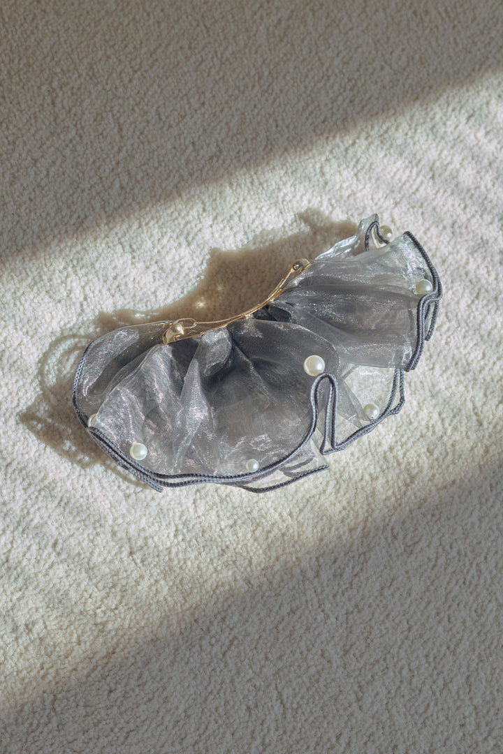 スフィアー シアー フリル バレッタ 2