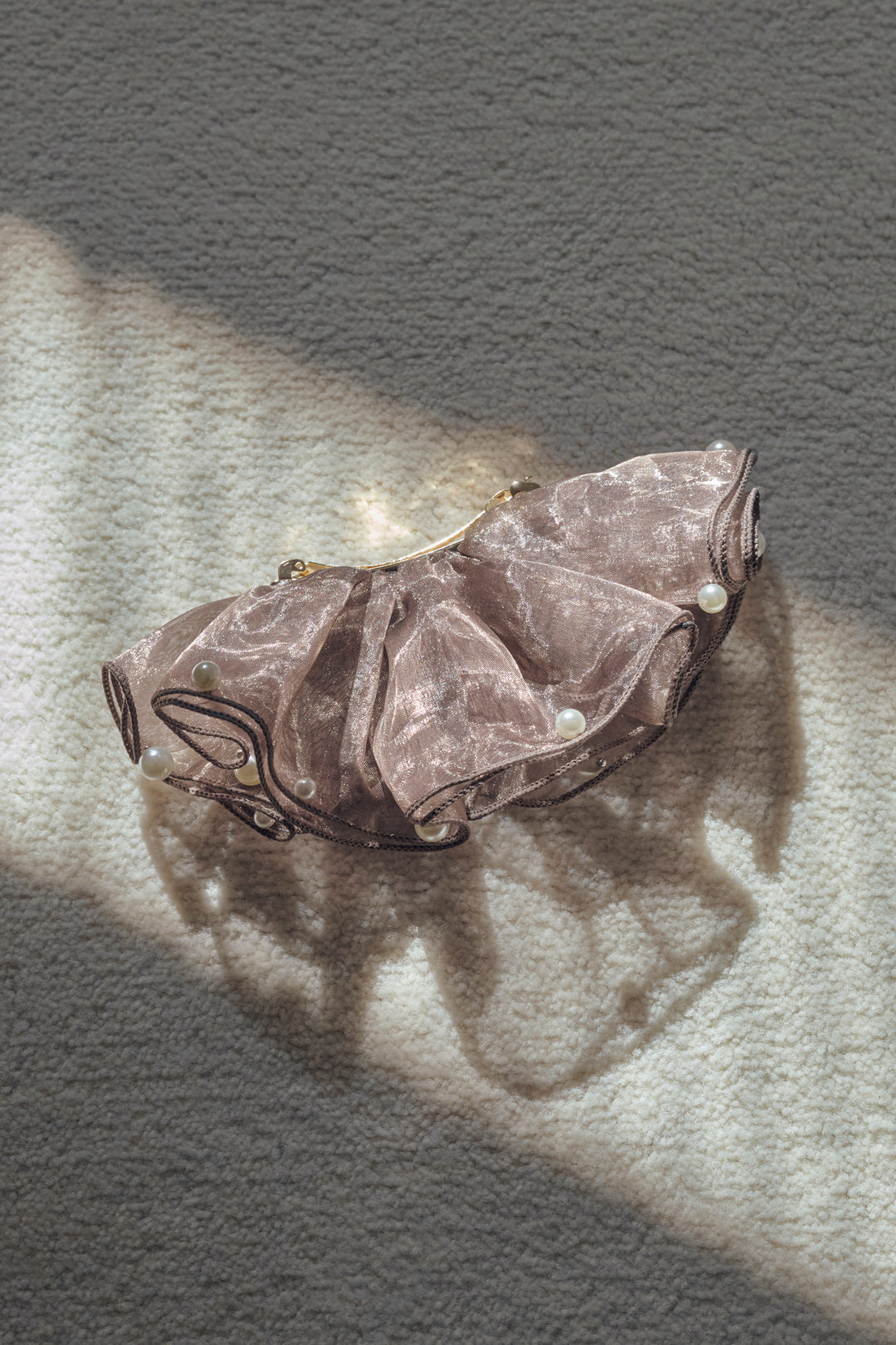 スフィアー シアー フリル バレッタ 2