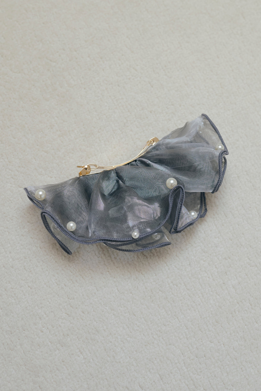 スフィアー シアー フリル バレッタ 2