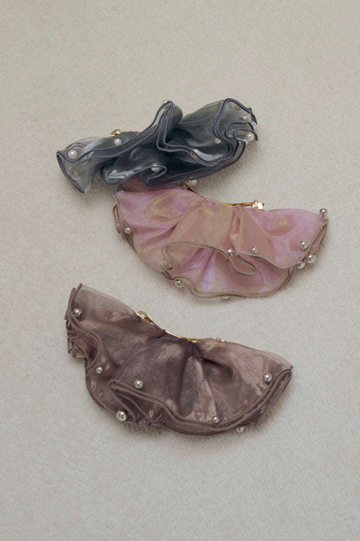 スフィアー シアー フリル バレッタ 2