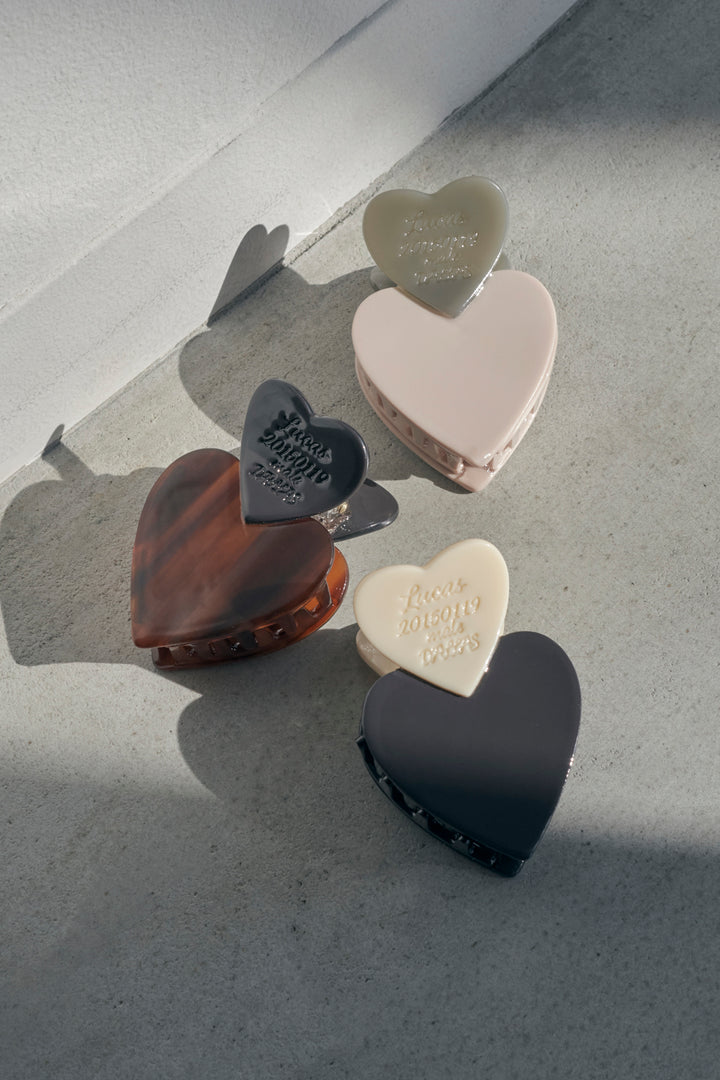 ルーカス ハート ID プレート ミニ バンス クリップ