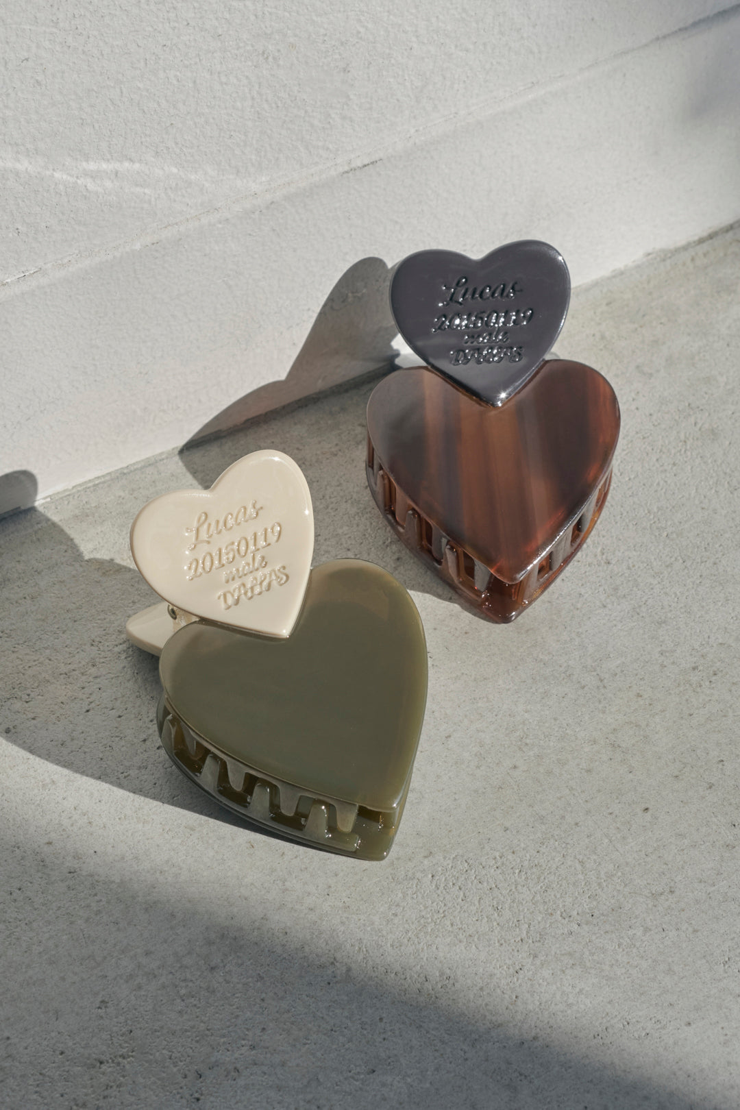 ルーカス ハート ID プレート ミニ バンス クリップ