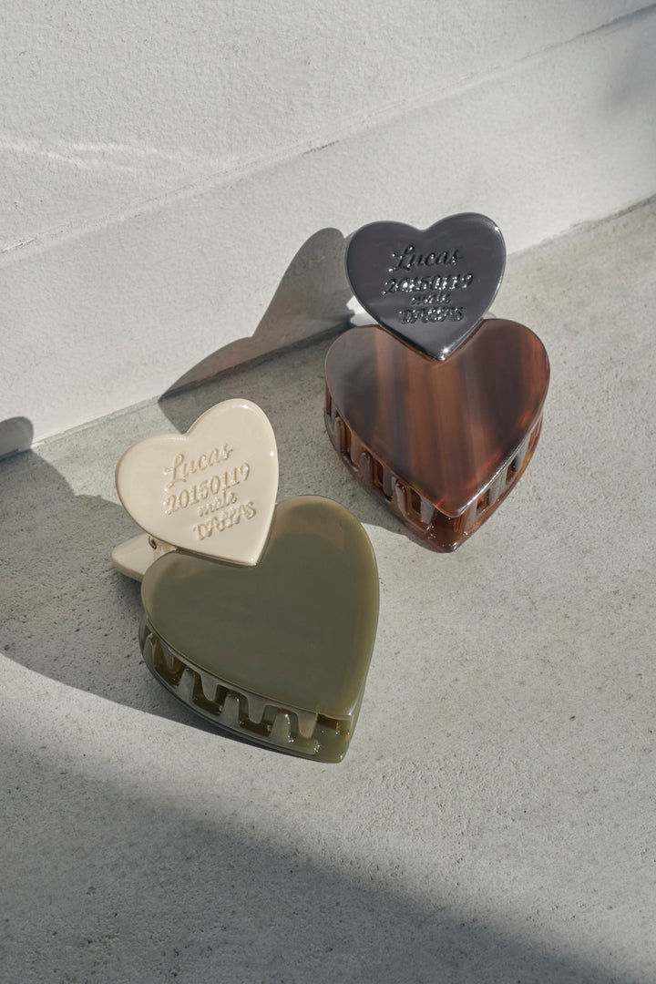ルーカス ハート ID プレート ミニ バンス クリップ