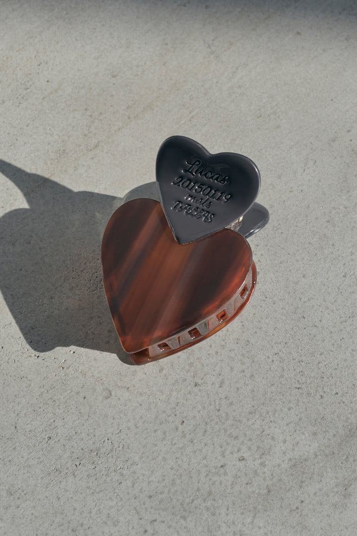 ルーカス ハート ID プレート ミニ バンス クリップ