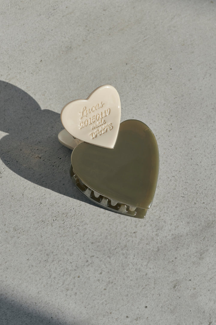 ルーカス ハート ID プレート ミニ バンス クリップ