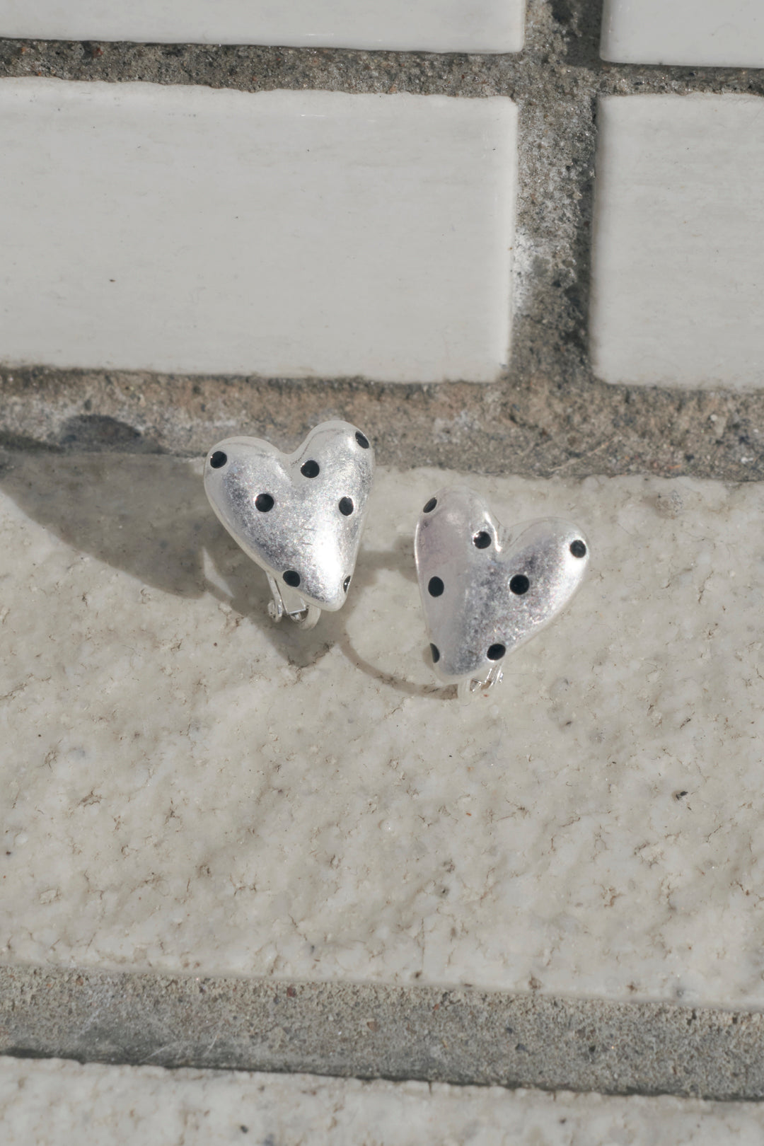 ドット ハート メタル ピアス