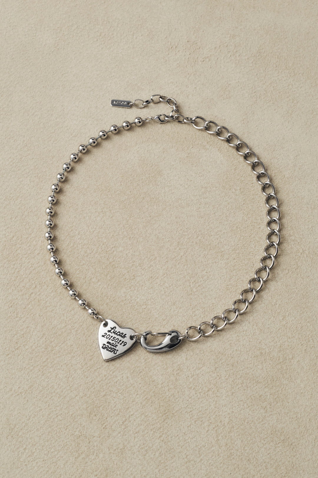 ルーカス ハート ID プレート ネックレス – GOLDY Onlinestore