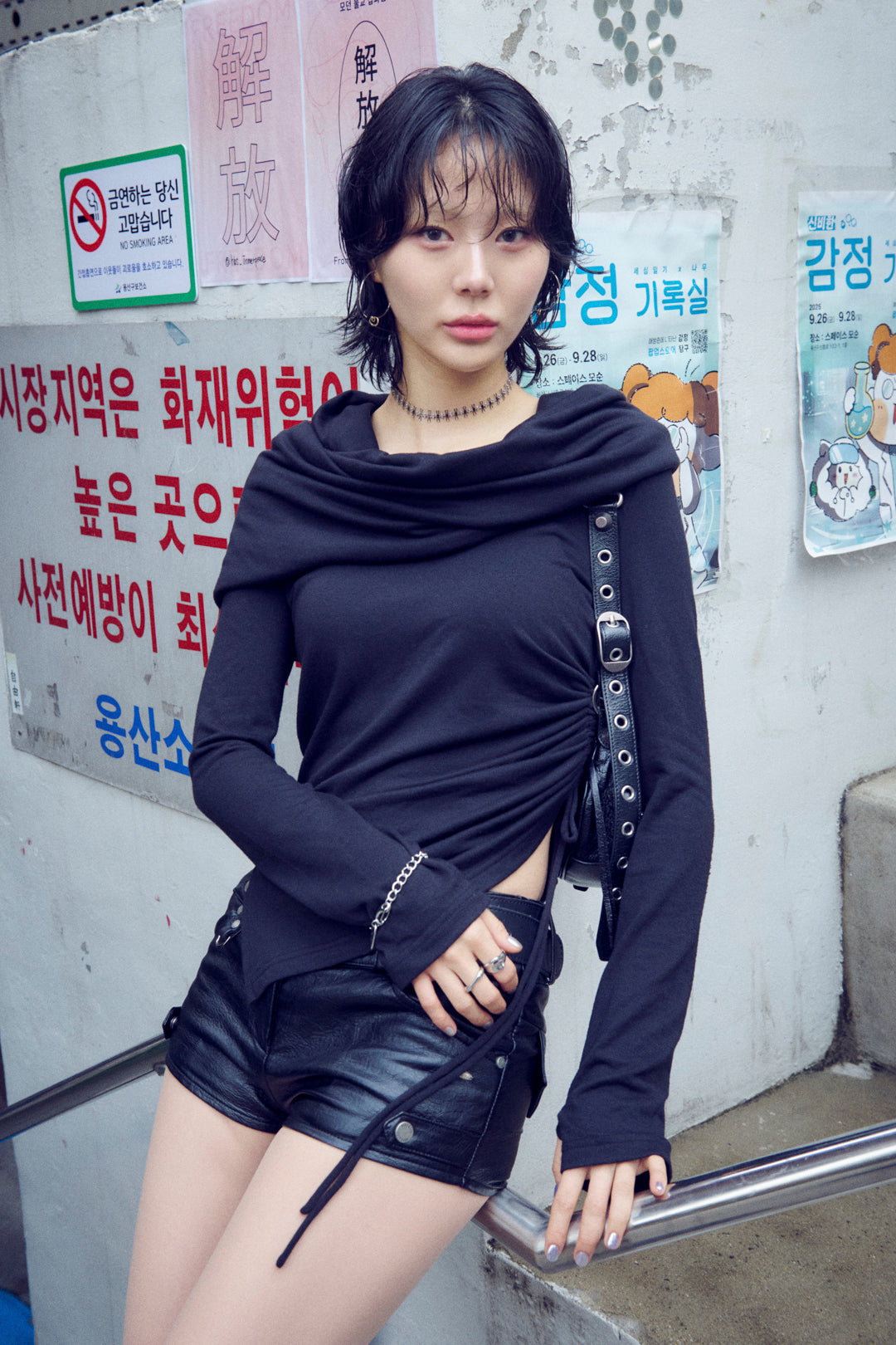 ニュアンス レクタングル セット リング【KOREA SNAP】