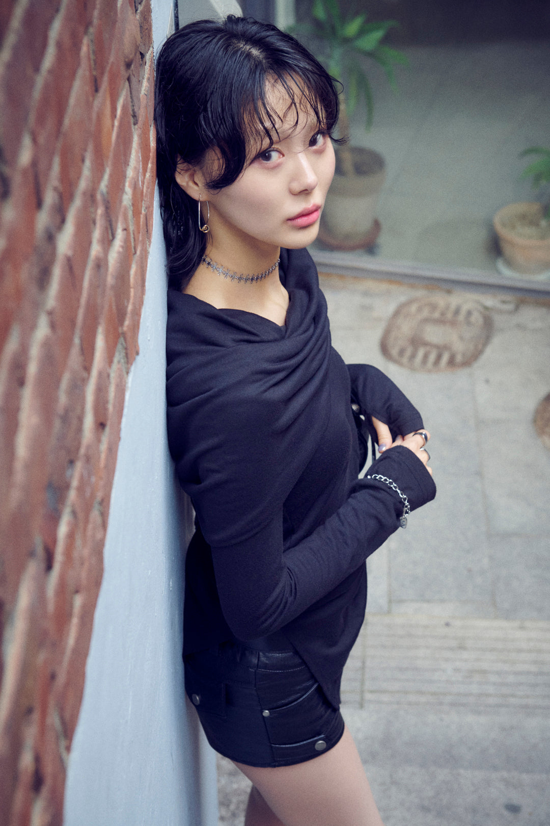 ニュアンス レクタングル セット リング【KOREA SNAP】