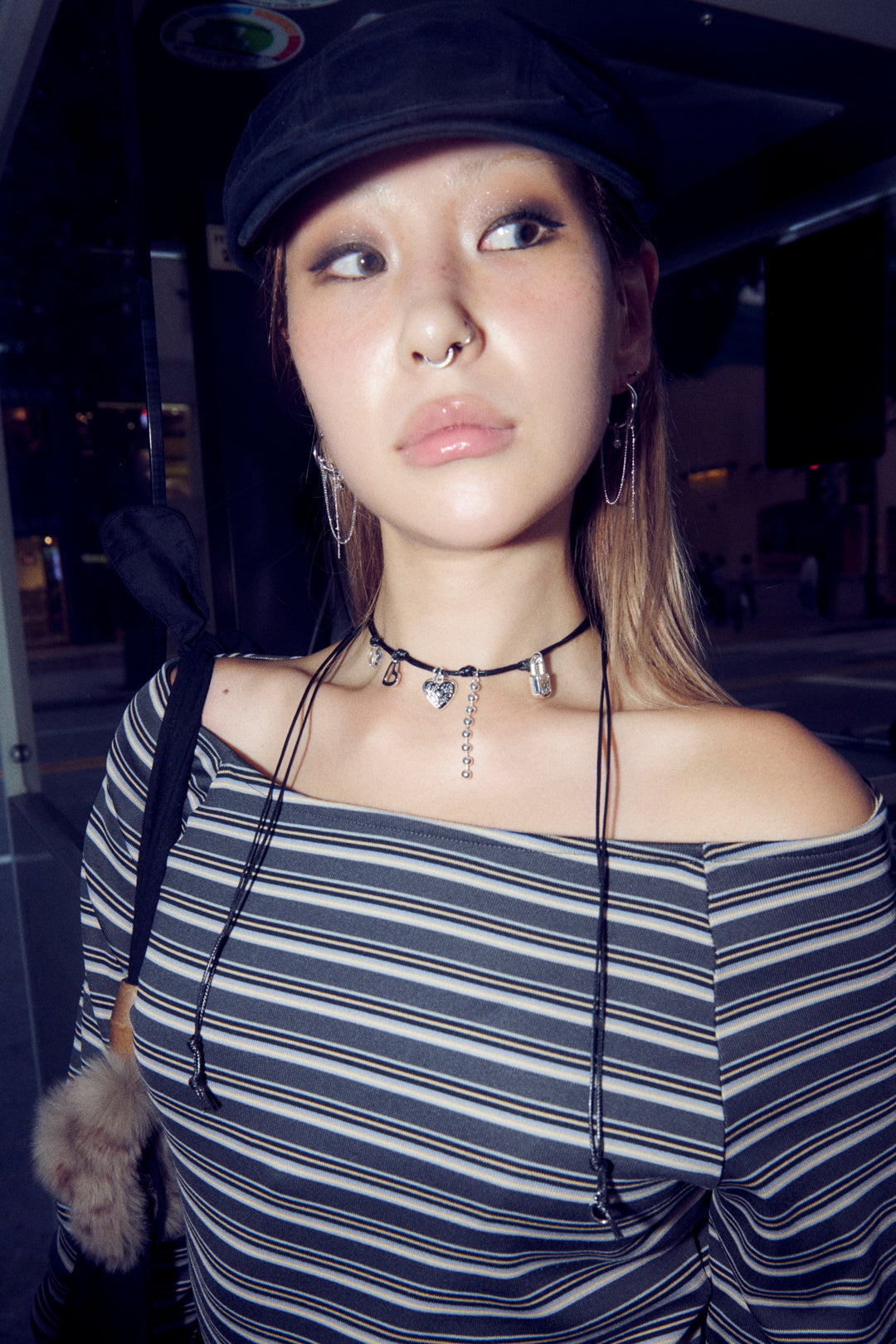 ハート ミリアッド コード チョーカー【KOREA SNAP】