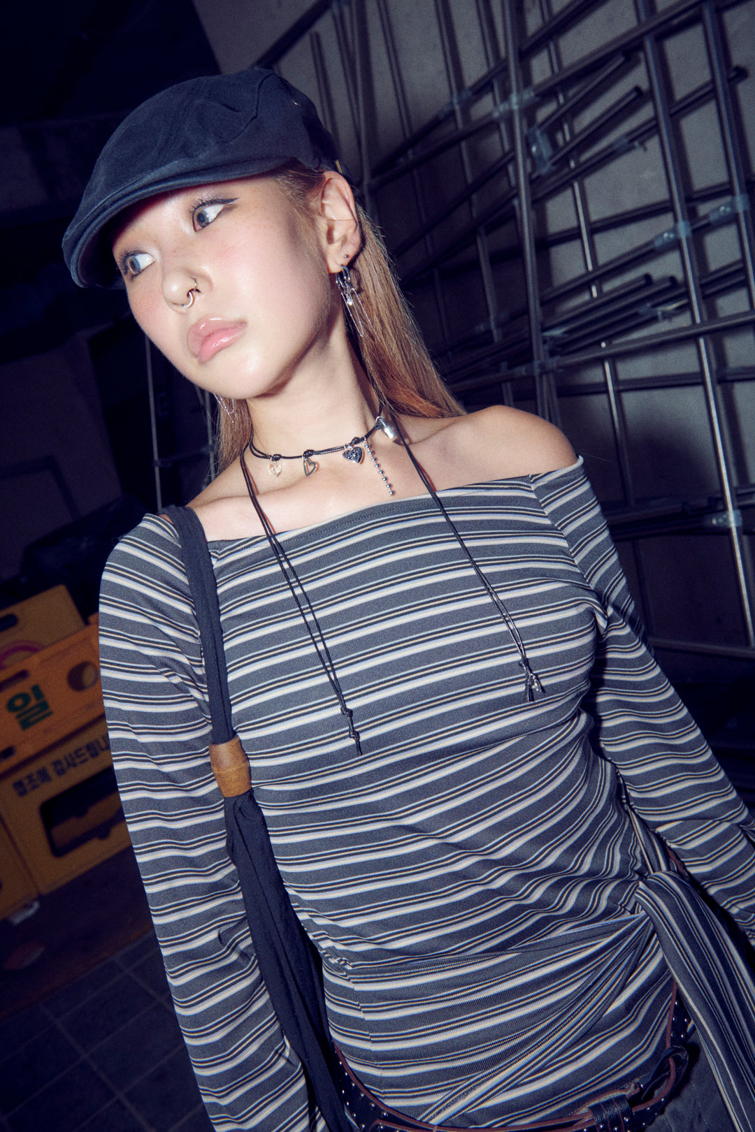 ハート ミリアッド コード チョーカー【KOREA SNAP】