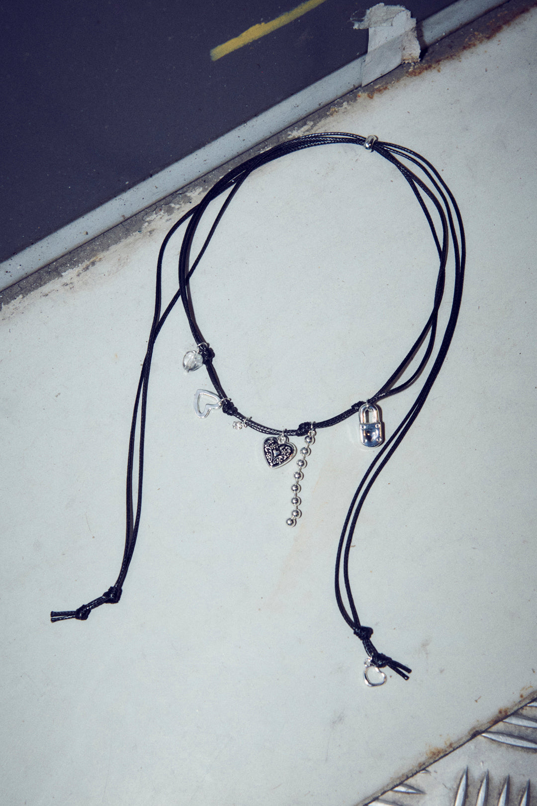 ハート ミリアッド コード チョーカー【KOREA SNAP】