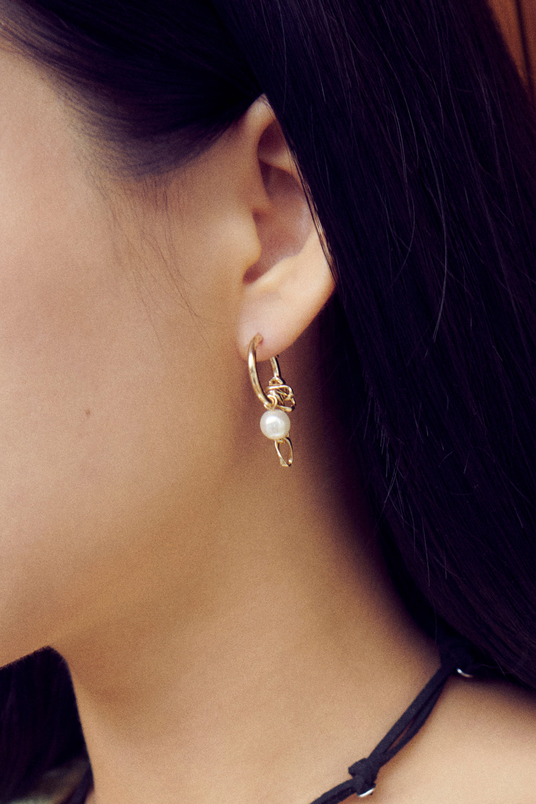 ルーカス ハート マルチ チャーム ピアス【KOREA SNAP】