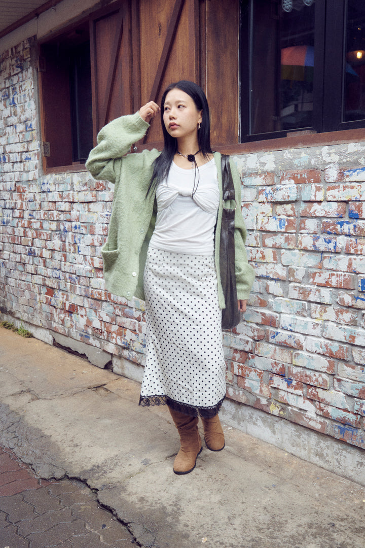 スエード ローズ ミックス チェーン チョーカー【KOREA SNAP】